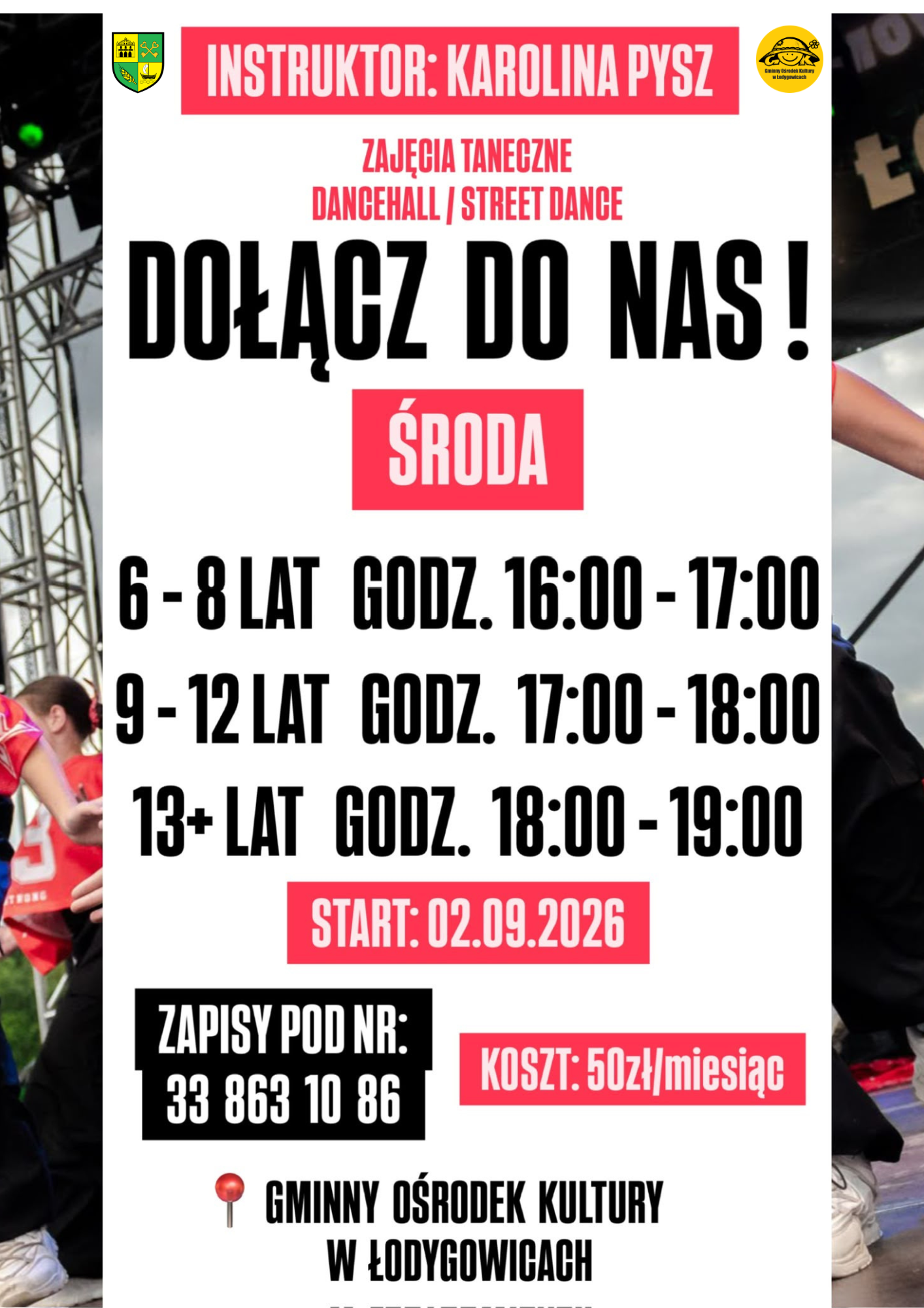 Karolina Pysz zajęcia taneczne