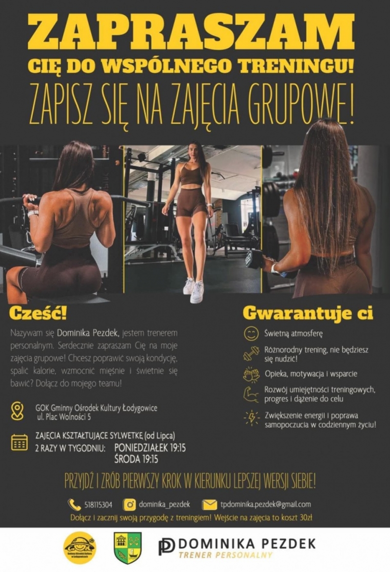 ZAJĘCIA KSZTAŁTUJĄCE SYLWETKĘ ZAPRASZAMY!!!