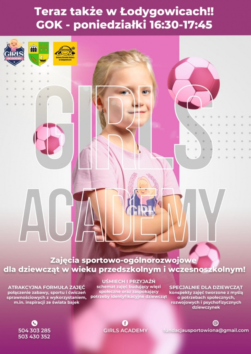 GIRLS ACADEMY ZAPRASZA DZIECI NA ZAJĘCIA