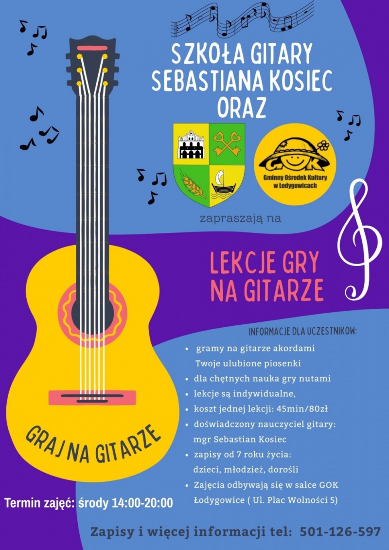 NAUKA GRY NA GITARZE TRWAJĄ ZAPISY