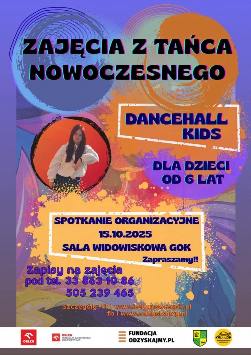 NOWA GRUPA - ZAJĘCIA Z TAŃCA NOWOCZESNEGO DLA DZIECI Z FUNDACJĄ ODZYSKAJMY.PL