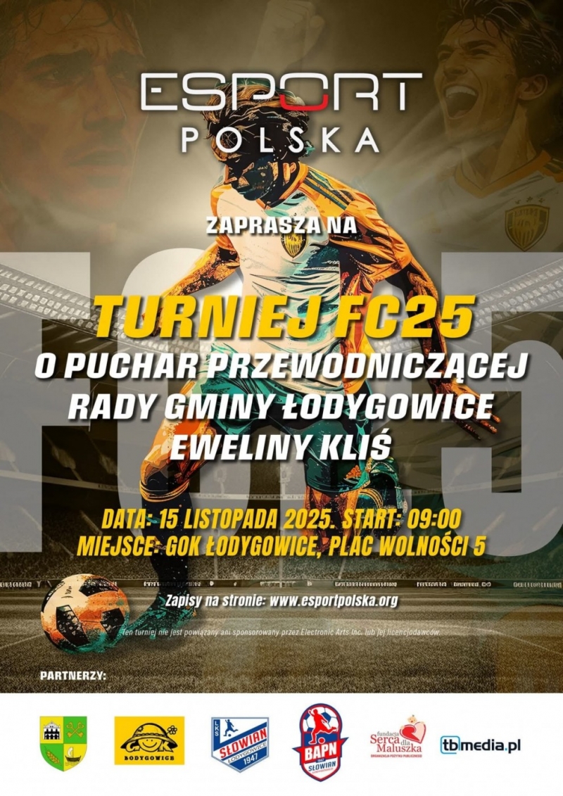 TURNIEJ FC25/FIFA E-SPORT JUŻ W NAJBLIŻSZĄ SOBOTĘ ZAPRASZAMY DO UDZIAŁU !!!