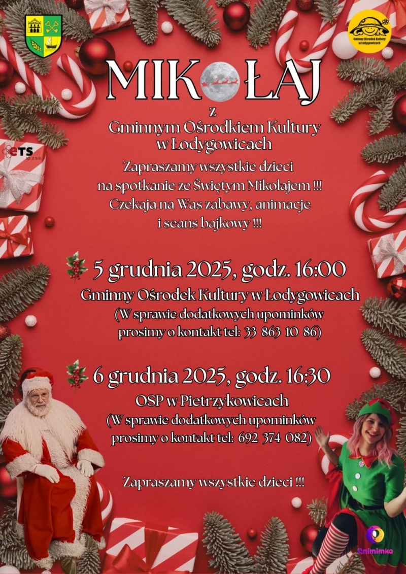MIKOŁAJKI 2025 Z GOK ŁODYGOWICE