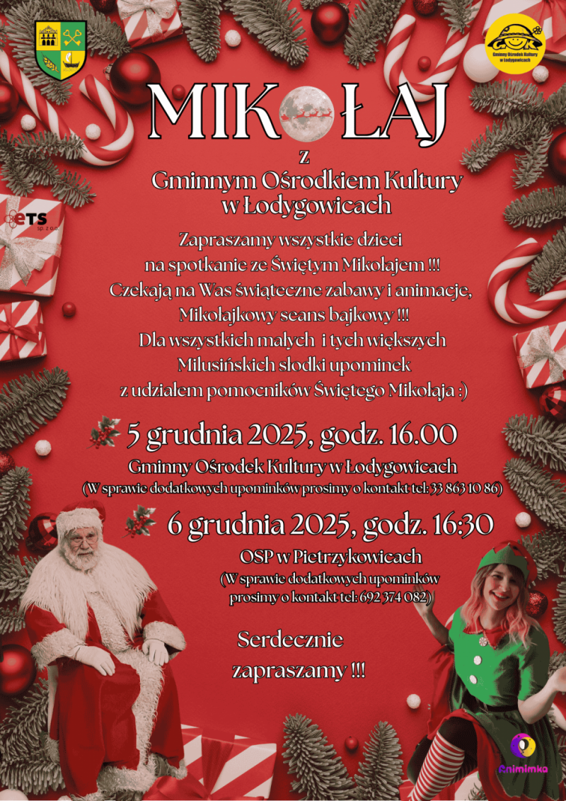 MIKOŁAJKI 2025 Z GOK ŁODYGOWICE