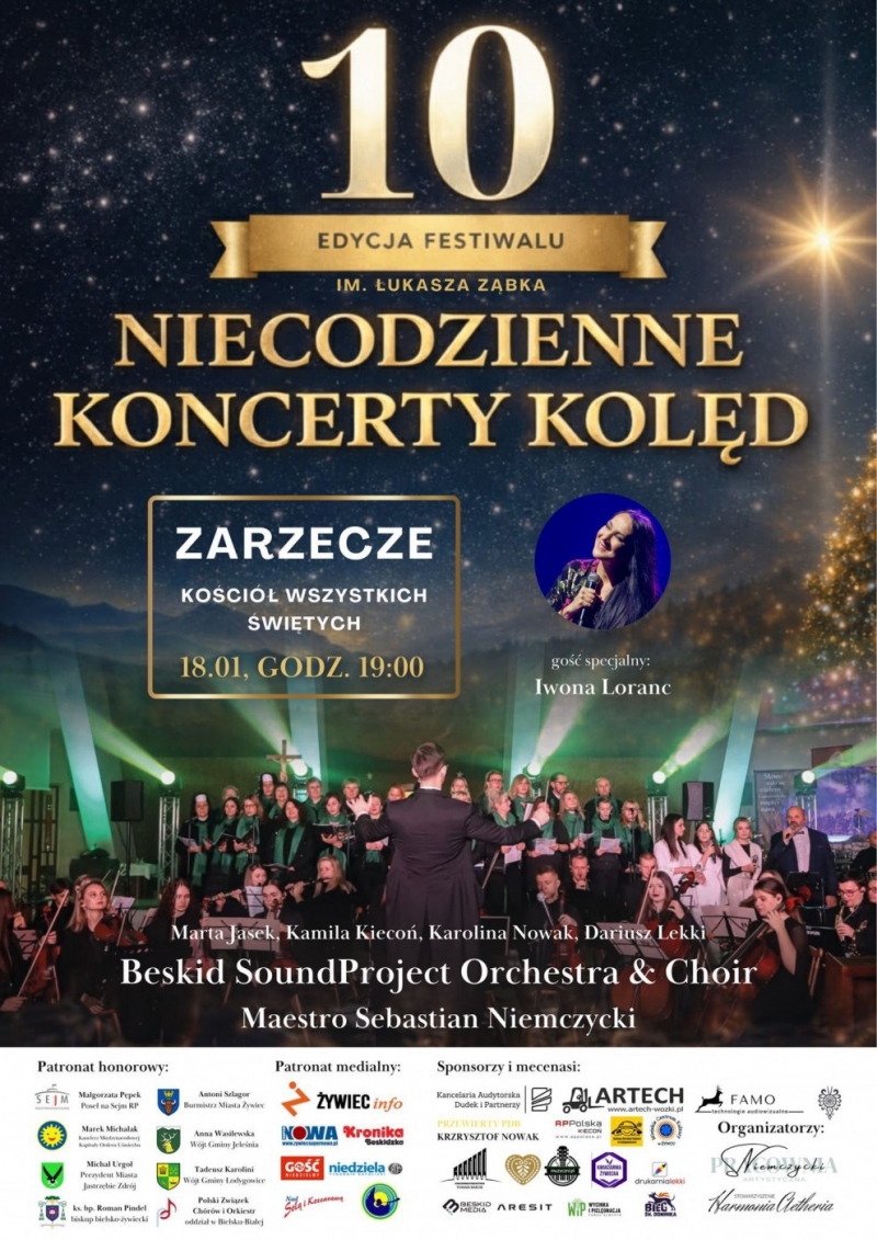 KONCERT NIECODZIENNYCH KOLĘD - KOŚCIÓŁ WSZYSTKICH ŚWIETYCH W ZARZECZU, 18 STYCZNIA, GODZ.19.00. SERDECZNIE ZAPRASZAMY !!!