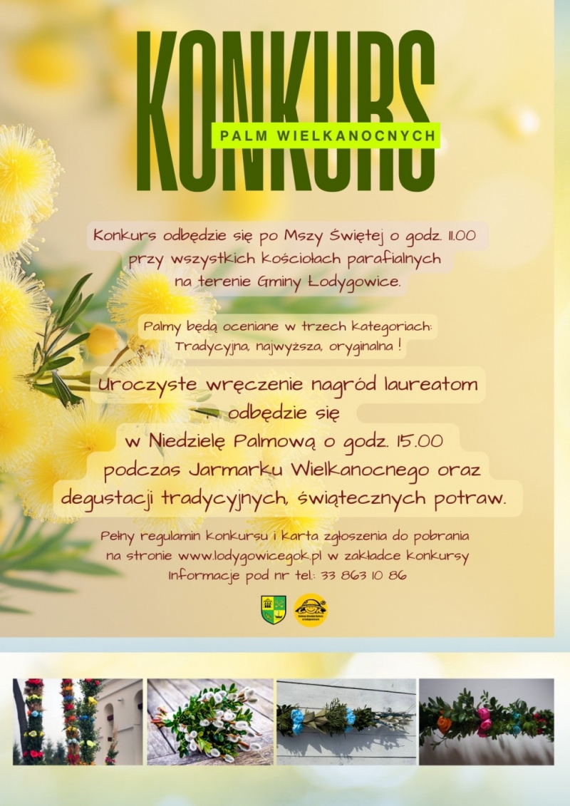 REGULAMIN KONKURSU PALM WIELKANOCNYCH