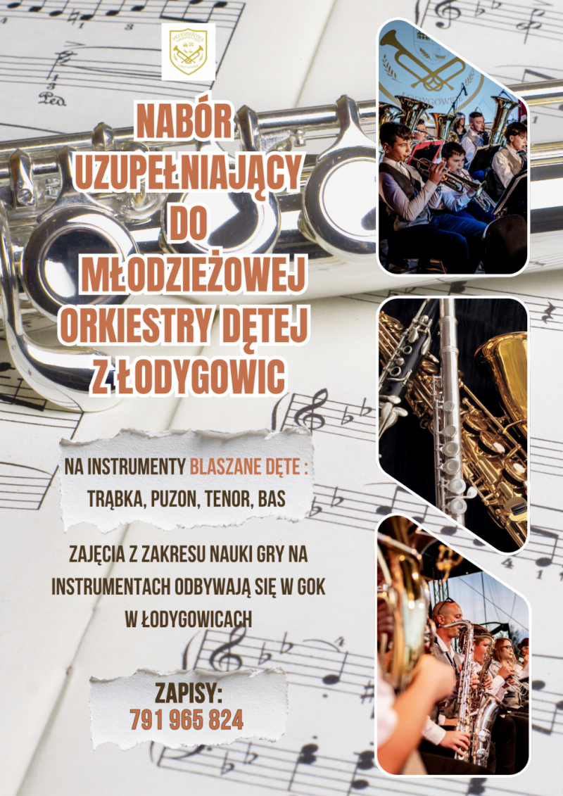 Nabór uzupełniający do MOD w Łodygowicach na instrumenty blaszane trwa!