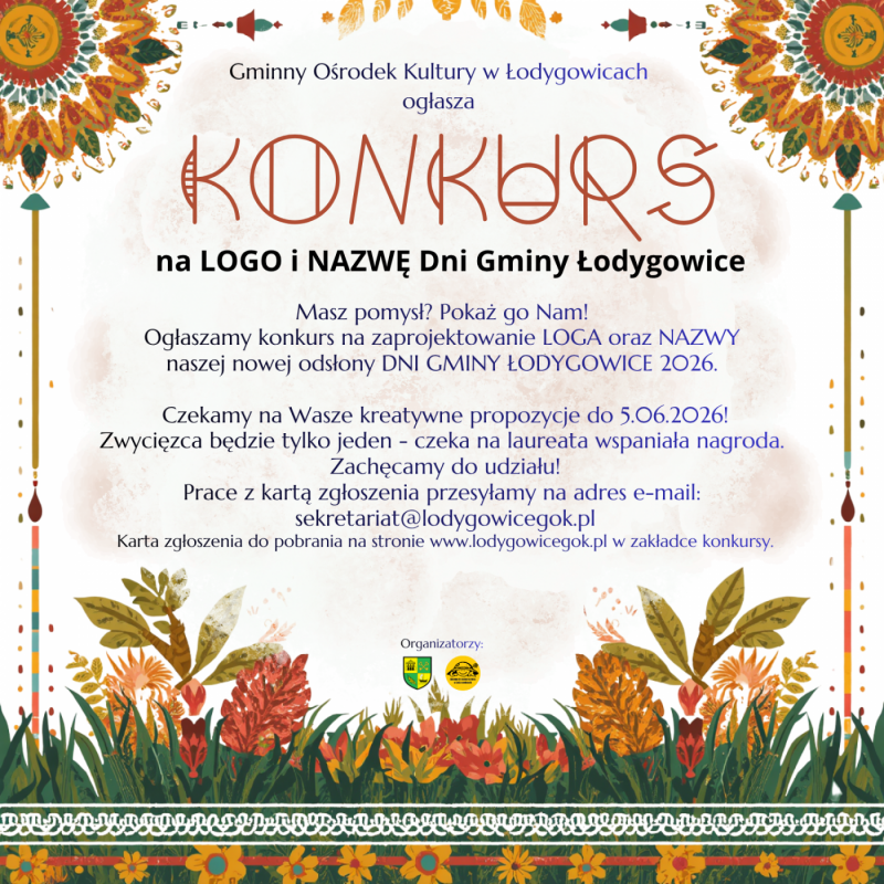 Konkurs na LOGO i NAZWĘ Dni Gminy Łodygowice