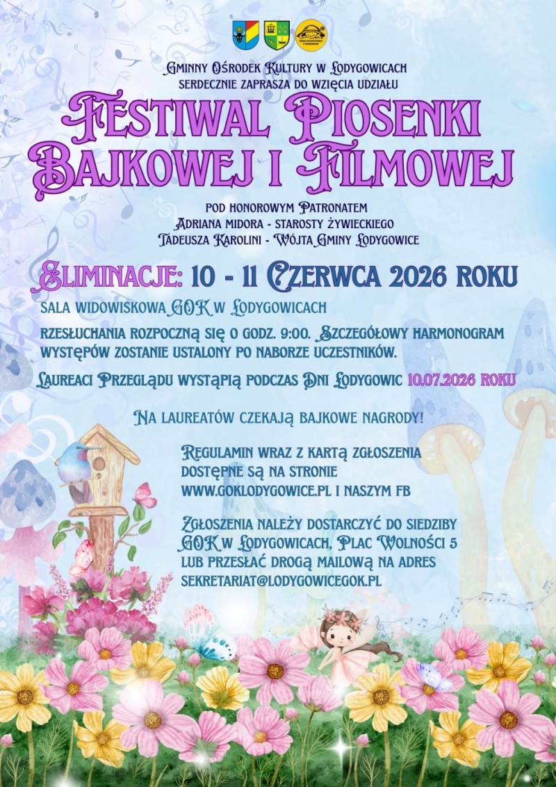 WYNIKI - II FESTIWLU PIOSENKI BAJKOWEJ I FILMOWEJ 2026. SERDECZNIE GRATULUJEMY WSZYSTKIM UCZESTNIKOM I LAUREATOM!!!!