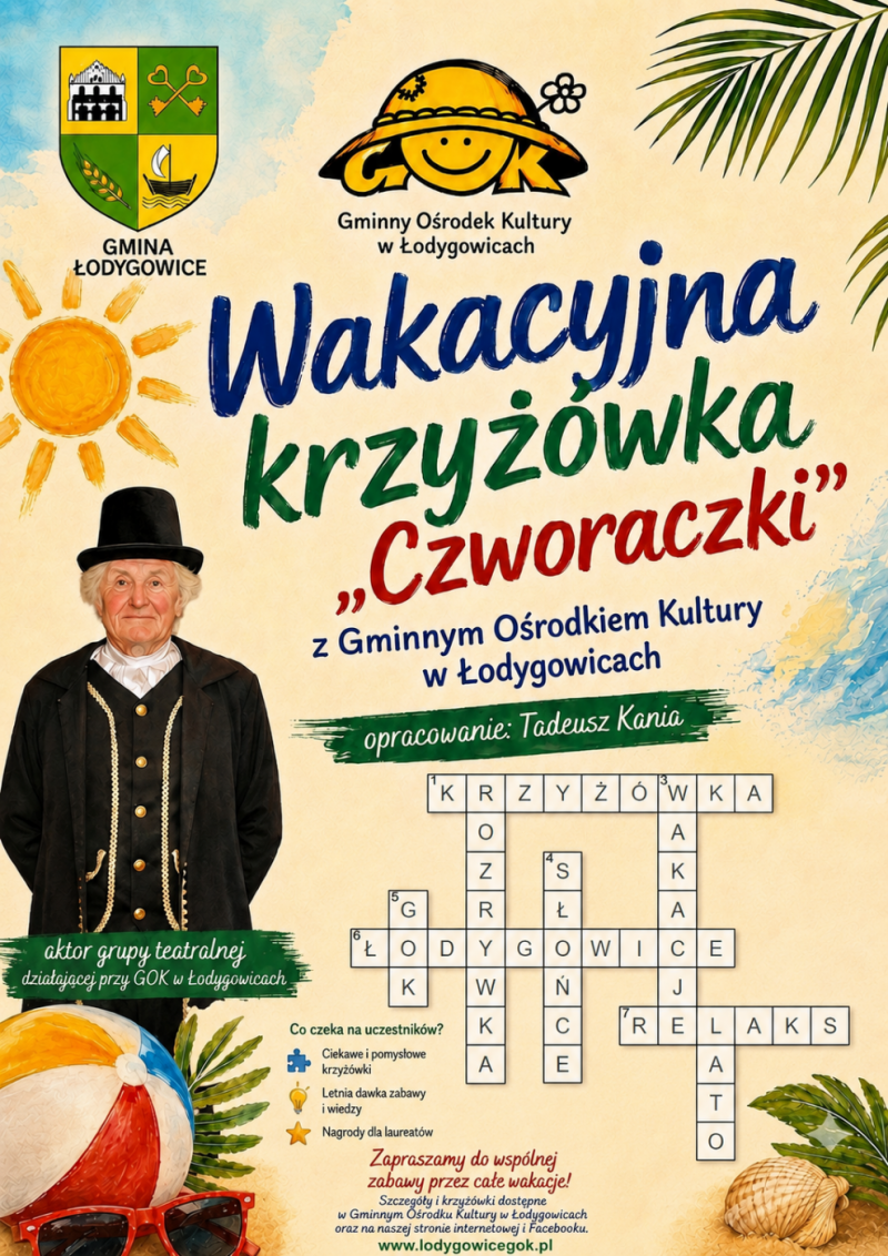 Wakacyjna krzyżówka ,,Czworaczki