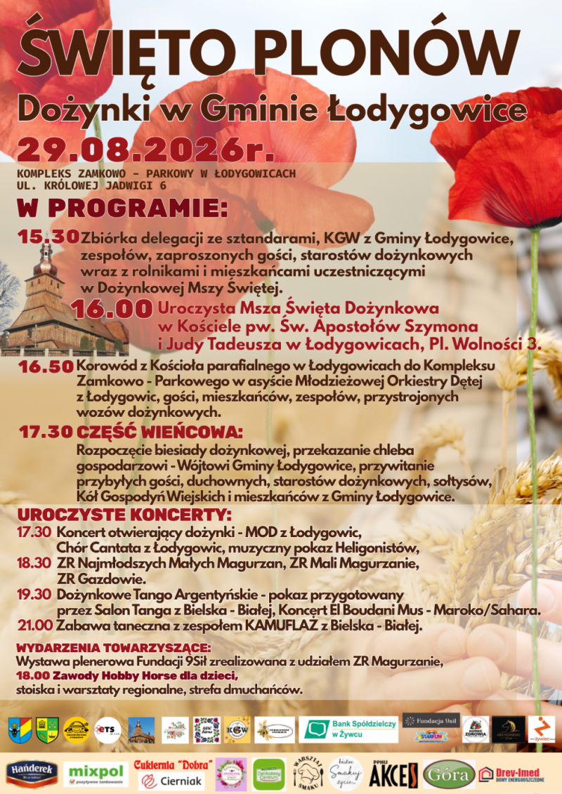 ŚWIĘTO PLONÓW! Dożynki w Gminie Łodygowice!