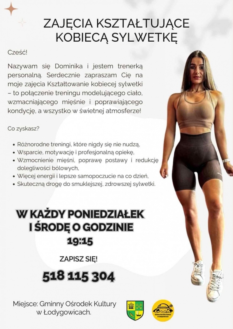 Zajęcia Kształtujące Sylwetkę - Zapraszamy wszystkie kobiety!
