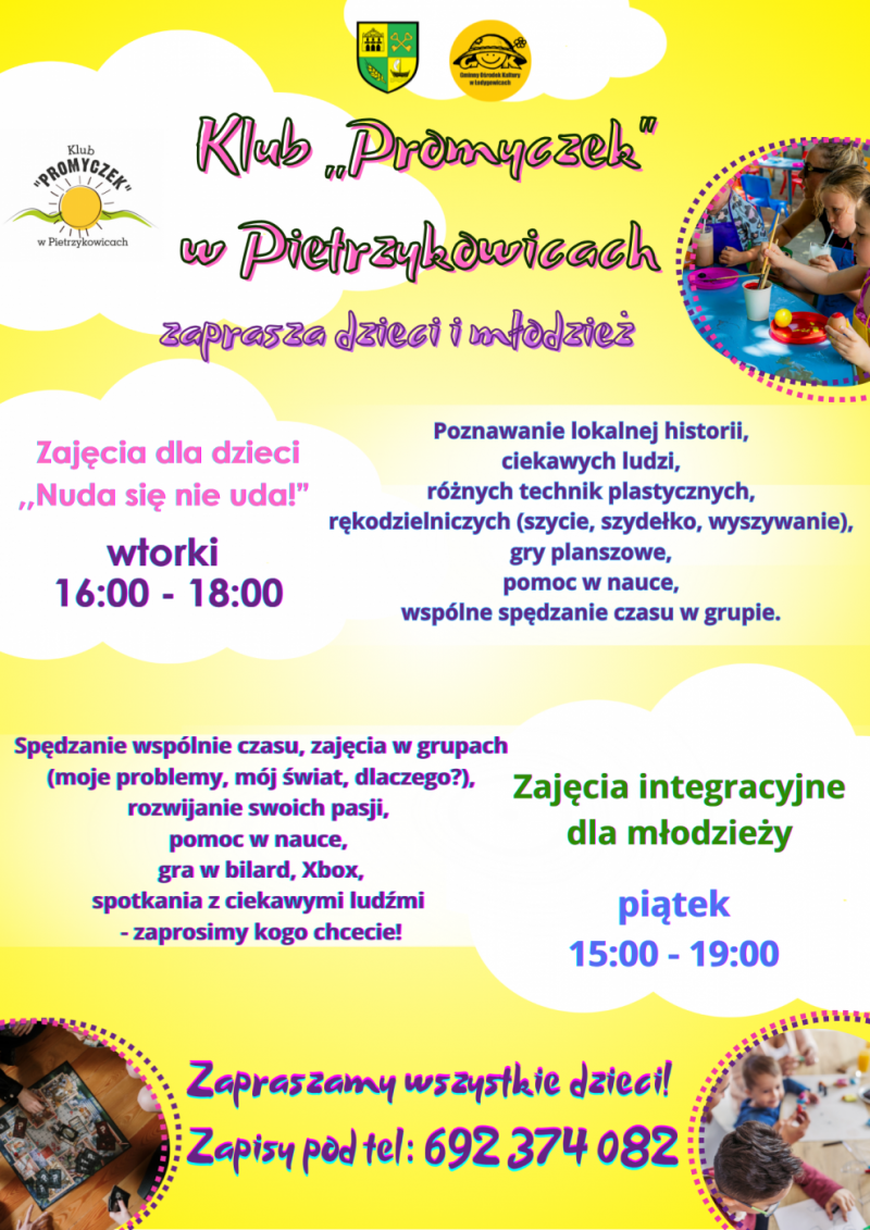 Zajęcia dla dzieci i młodzieży