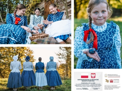 Prezentujemy finałowy efekt realizacji projektu: „Trzy odcienie Żywiecczyzny – uzupełnienie strojów regionalnych z terenu Gminy Łodygowice dla wielopokoleniowego Zespołu Regionalnego Magurzanie
