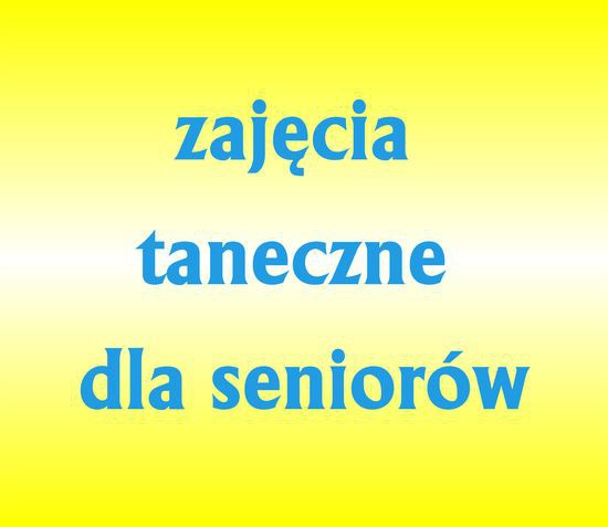 Zajęcia taneczne dla seniorów