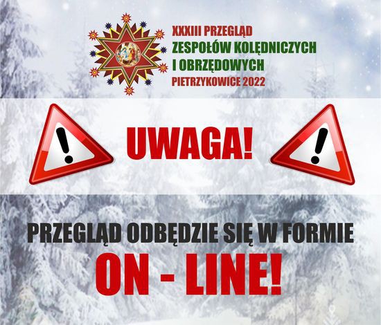 Uwaga. Przegląd on-line