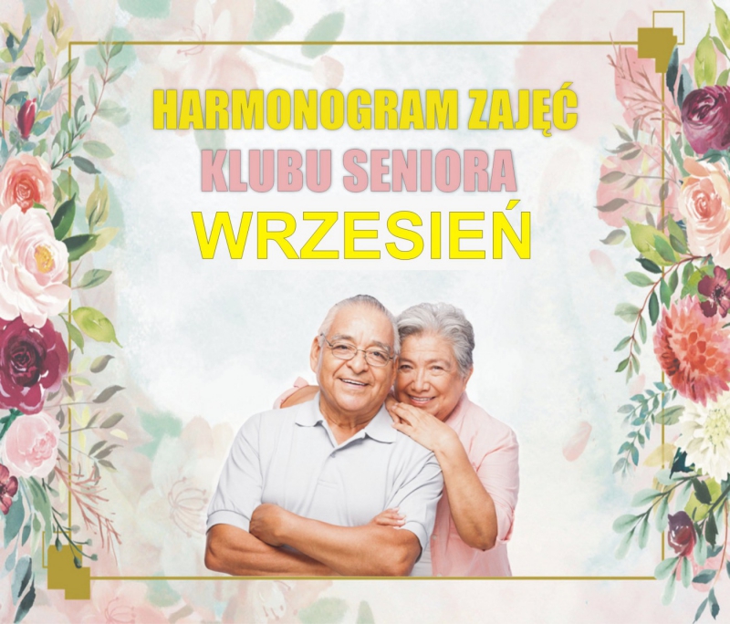 Plan zajęć Klubu Seniora w Pietrzykowicach