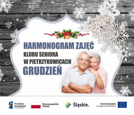 Plan zajęć Klubu Seniora w Pietrzykowicach