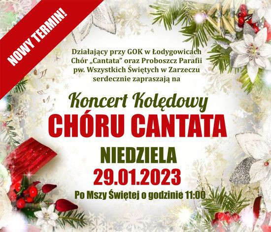Koncert Kolędowy Chóru Cantata
