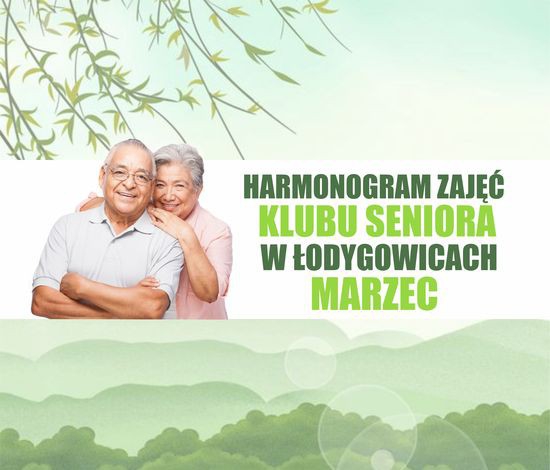 Plan zajęć Klubu Seniora w Łodygowicach