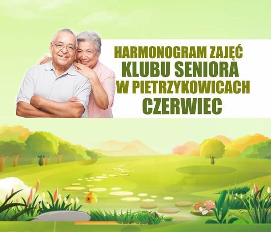 Plan zajęć Klubu Seniora w Pietrzykowicach