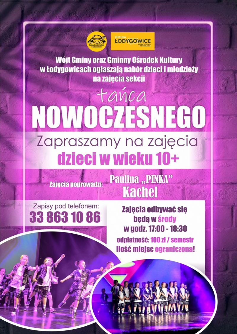 Zapisy na zajęcia Tańca Nowoczesnego